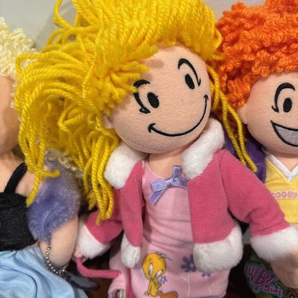 WB GIRL ALY SKY KAT TWEETY SCOOBY DOO RARE PLUSH DOLL LOT Warner Bros Studio - Picture 3 of 12